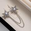 High-End Hexagram Chain Brooch - European & American Design Corsage Pin
