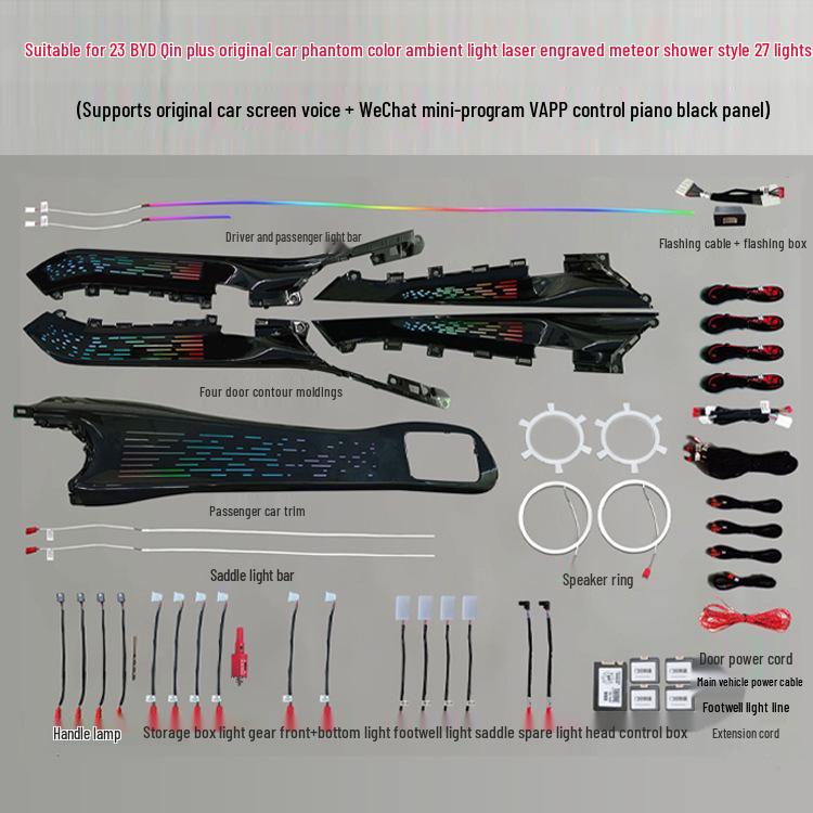 Multi-Color Ambient Light for BYD Qin Plus/Yuan Plus/Qin L Car Interior