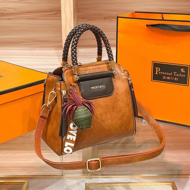 Сумка женская сумка Новая женская сумка через плечо Модная ручная женская сумка-ведро — фото 4