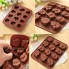 1/2Pcs Economic Silicone 12-Owl Cake Mould for Decorating Candy Cookies Chocolate Soap Baking.