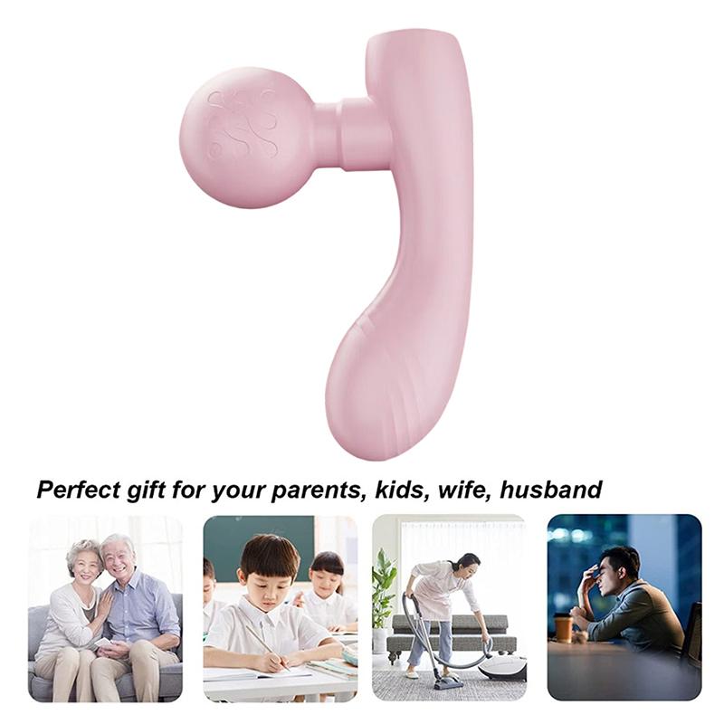 Mini Fascia Tool Vibrating Fast Rechargeable Dual Head Both Portable Muscle Relaxation Full Body Universal Massage Artifact