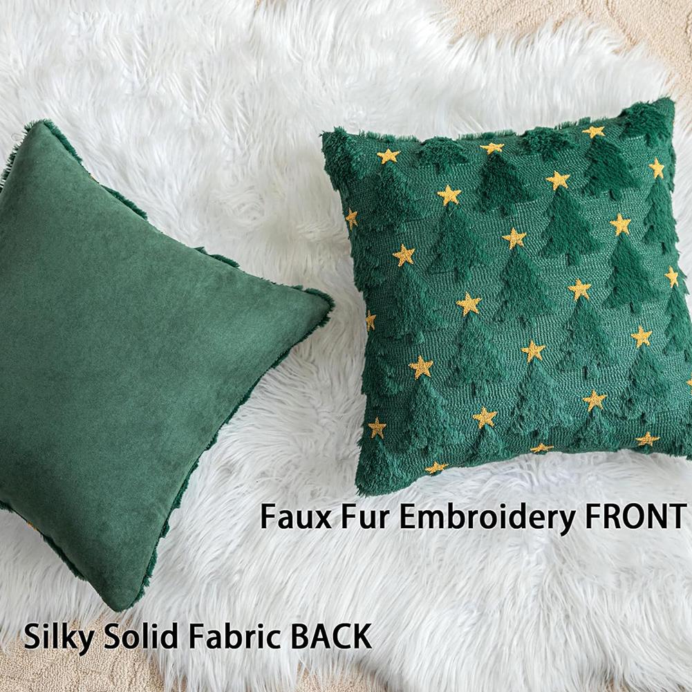 Christmas Car Cushions for Decorative Sofa 45X45CM Christmas Tree Throw Pillow Cover Winter Holiday Christmas Decor for Home