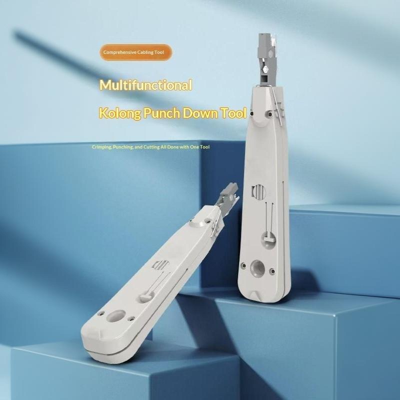 Original Grau/Blau Professionelles Telekommunikations-Telefonkabel LSA-Plus RJ11 RJ45 Optisches Punch-Down-Netzwerk-Werkzeugsatz