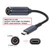 NFHK Kabel DC-uttag Ingångseffekt 100W Laddningskabel för Bärbar Dator Telefon PD9V 5V 20V 5.5x2.1mm USB-C Typ-C