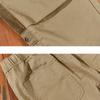 Japanischer Stil Cargohosen Herren Reine Baumwolle Elastischer Bund Lange Hosen Jugend Streetwear Baggy Herrenhosen Reine Baumwolle Freizeithosen