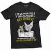 Funny Get Over It Cat T-shirt Sarcastic Unisex Mens Womens Tee Birthday Gift Tee