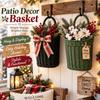 Imitation Rattan Woven Fruit Basket Wall Mounted Wall Basket Decor  Camping