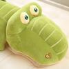 40CM Super Soft Crocodile Hair Stuffed Velvet Toy Green Pillow Full Doll  Jungle Giant Alligator Kids Anime Birthday Gift