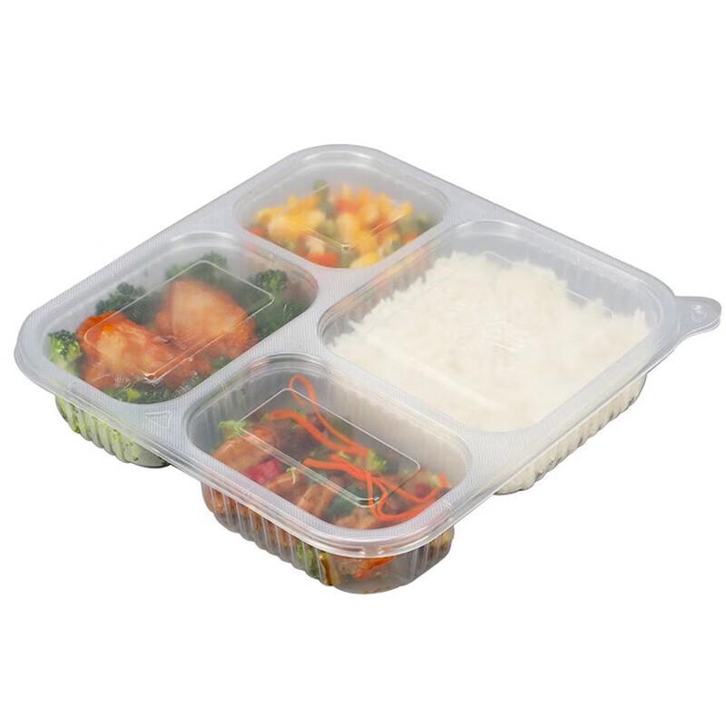 ZLIII Disposable 4-Compartment Meal Prep Containers