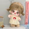 20cm Kawaii Idol Plush Cotton Doll Toys Stuffed Super Star Figure Dolls Cute Fat Body Can Change Clothes Fans Collection Gifts