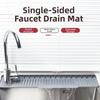 Anti-Slip Sink Splash Pad Unilateral Side Hole Kitchen Sink Draining Pad  Countertop Use