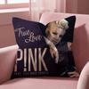 Pink Trustfall P!nk Copricuscino Singer Copricuscino Multi-Scena per Casa e Auto - Reversibile, Morbido e Resistente per l'Uso Quotidiano