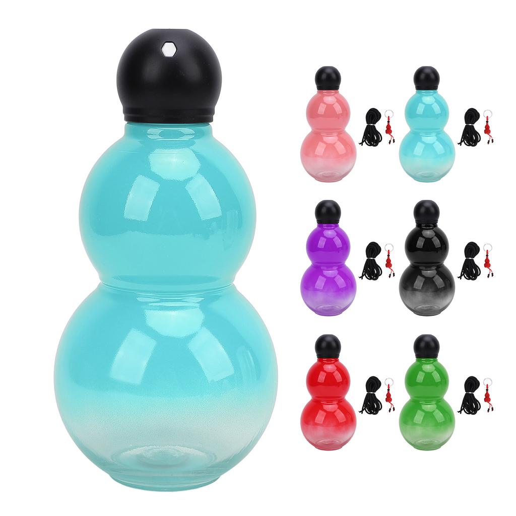 Gourd Water Bottle 800ml Large Capacity PP PC Plastic Gourd Style Sports Water Flask for Travel