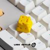 Cartoon Cheese Modeling  Keycap Resin Material Mechanical Keyboard Cute Decoration Esc Creative Design Custom Gifts