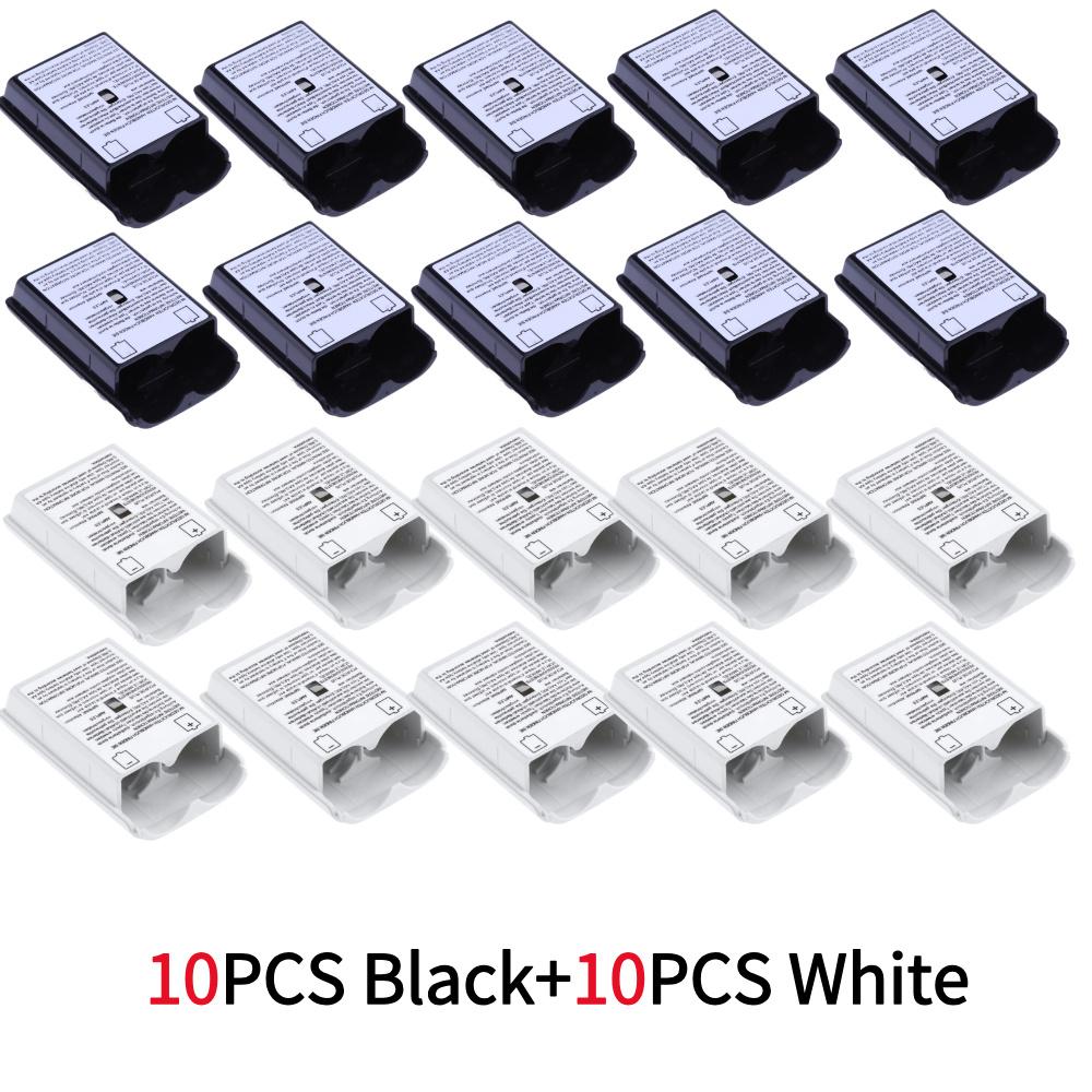 Game Battery Case for Xbox 360 Battery Case Wireless Controller Rechargeable Battery Cover with Sticker Gamepad Accessories