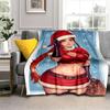Weihnachten Sexy Schönheit Geschenk Weiche Plüsch Sofa Bett Werfen Cartoon Picknick Decken Moderne Flanell Decke Abdeckung Bettdecke Geschenk