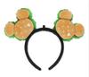 Mickey Mouse Disney Park Disney Resort Disney Souvenir Headband, Headband, Food, Hamburger, Exclusive,