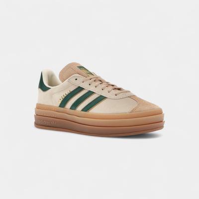 Gazelle Bold Magic Beige Collegiate Green (Women's)