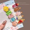 Cute Mini Ice Cream Ice Cream Children'S Hairpin Female Fun Funny Bangs Clip Creative Personality Hairpin Headdress