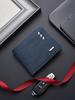Men's Ultra-Thin Leather Wallet: Compact, Multi-Card Holder with Large Capacity for Youth