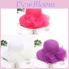 Sun Protection Wide Brim Hat With Butterfly Bow For Summer Outdoor Travel Womens Fashion