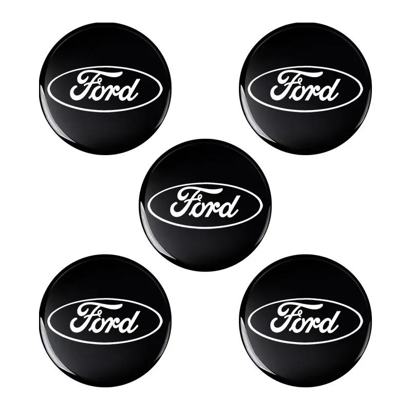 Car Sticker 2026 For Ford 2/5/10pcs Car Key Shell Remote Case Cover Aluminum Emblem Symbol Sticker For Ford Focus Mk2 Party Mk3