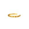 Fashion Commuter Must Enter Retro Brass Plated 18K Real Gold Unique Personality Drip Glaze Fashionable Hipster Opening Bracelet Women