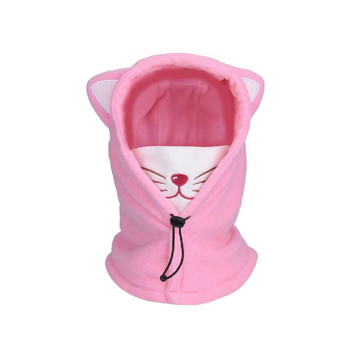 Kinder Winter Warme Radmütze Sturmhaube Mütze Pullover Mütze Verdickte Fleece Kältefeste Mütze