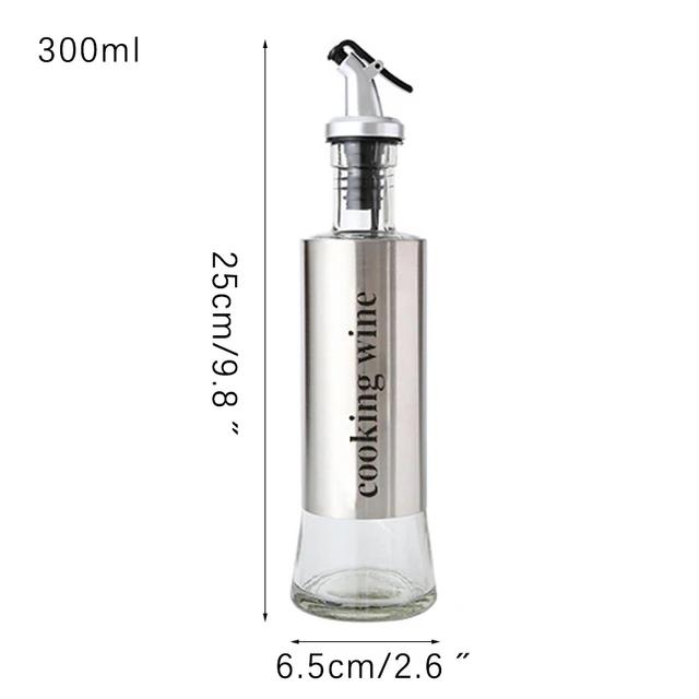 

Диспенсер для оливкового масла 300 мл/500 мл, стеклянная бутылка из нержавеющей стали, графин для масла и уксуса, набор кухонных принадлежностей