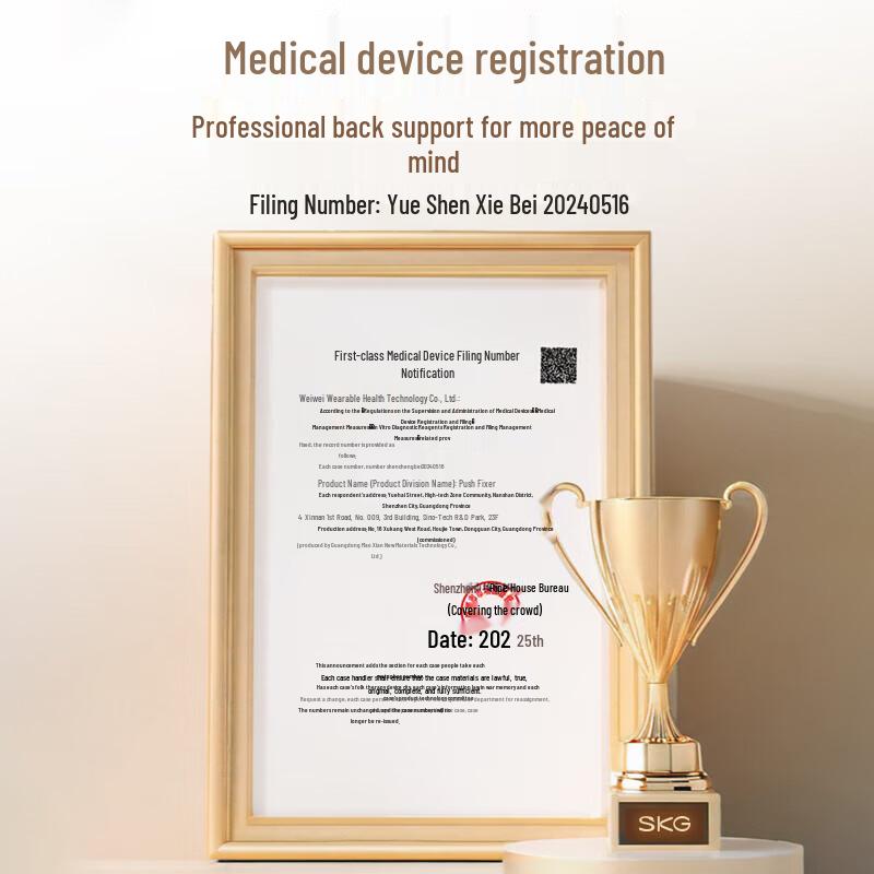 SKG Z1 Waist Massager with Hard Support Belt