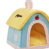 Cat House Kitten Cave for Indoor Cats Detachable Portable Removable Cushion Comfortable Sleeping