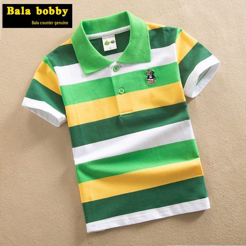 Korean Style Polo Shirt: Short-Sleeved, Pure Cotton, Unisex for Men, Women & Kids