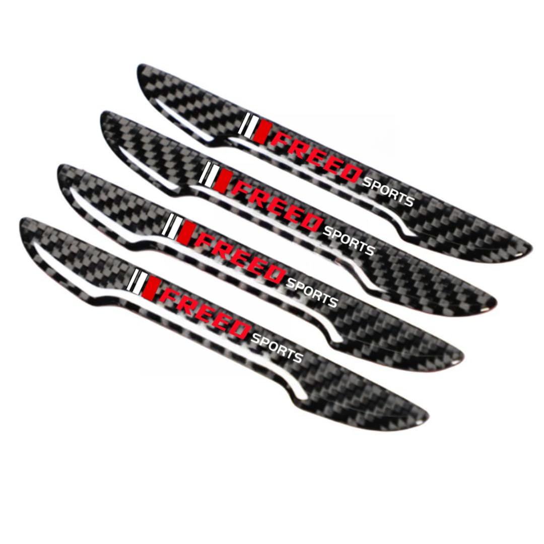 

Защита боковой двери Freed All Series, Накладка на дверь, Бампер боковой двери, Углеволокно, Защитный Freed чёрный