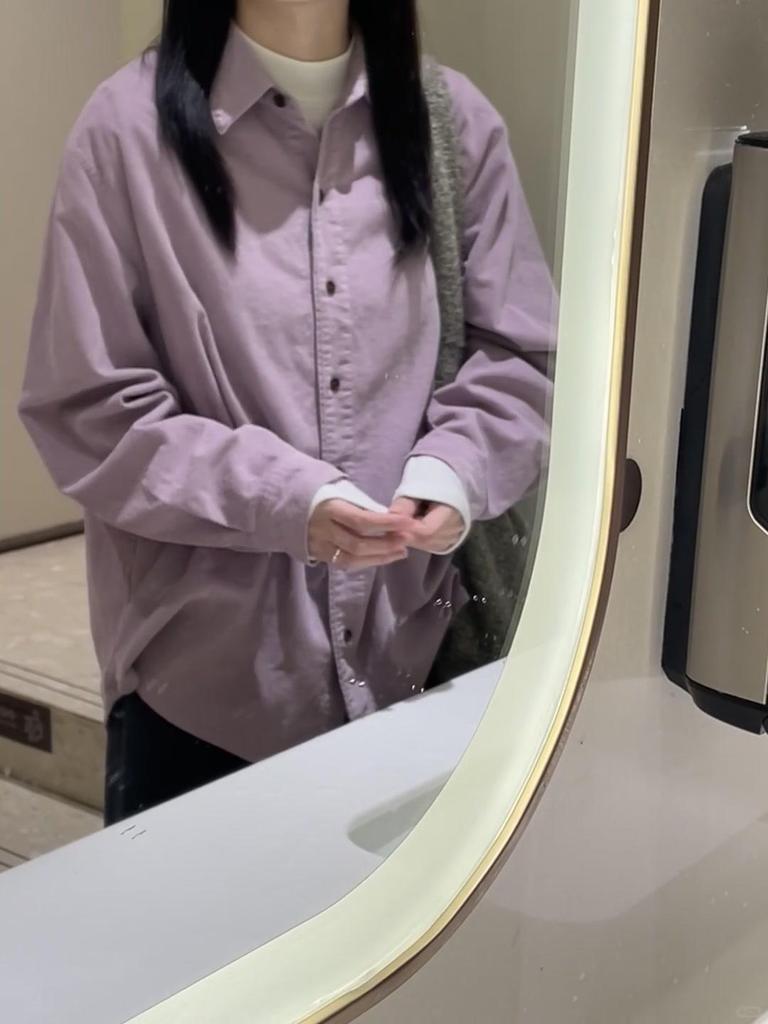 Japanese Retro Corduroy Lapel Shirt & Knit Vest Layered Set for Fall/Winter