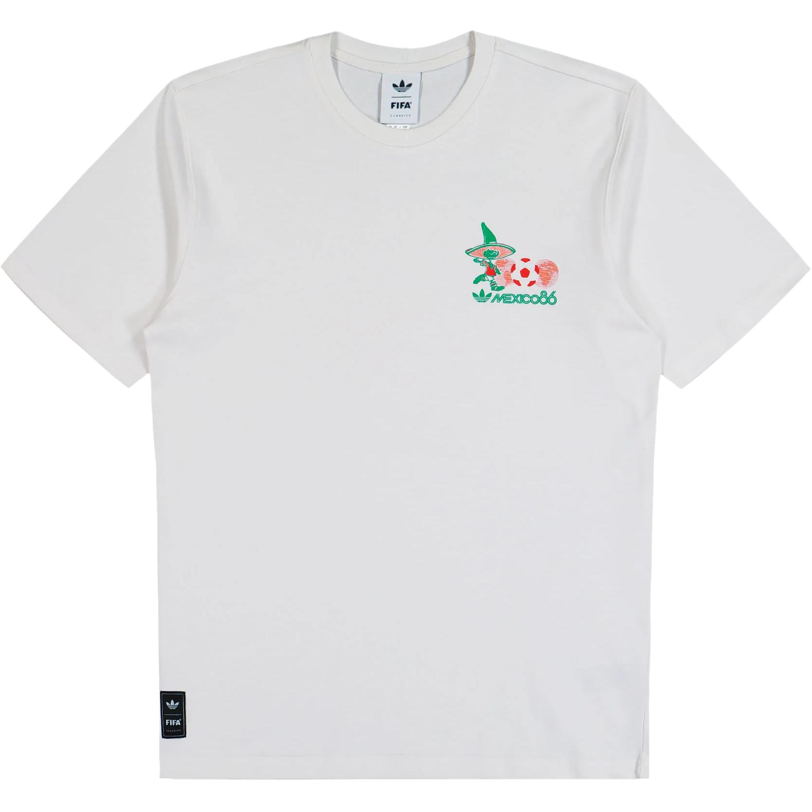 

Adidas FIFA World Cup 26 Pique Mascot T-Shirt Cloud White Men Tops KE2037 XS