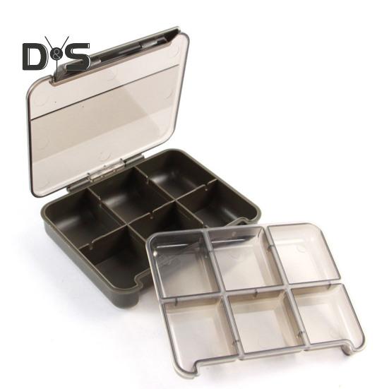 Fishing Lure Storage Box with Multiple Compartments Compact Design Small Size Fishing Accessories Organizer Case