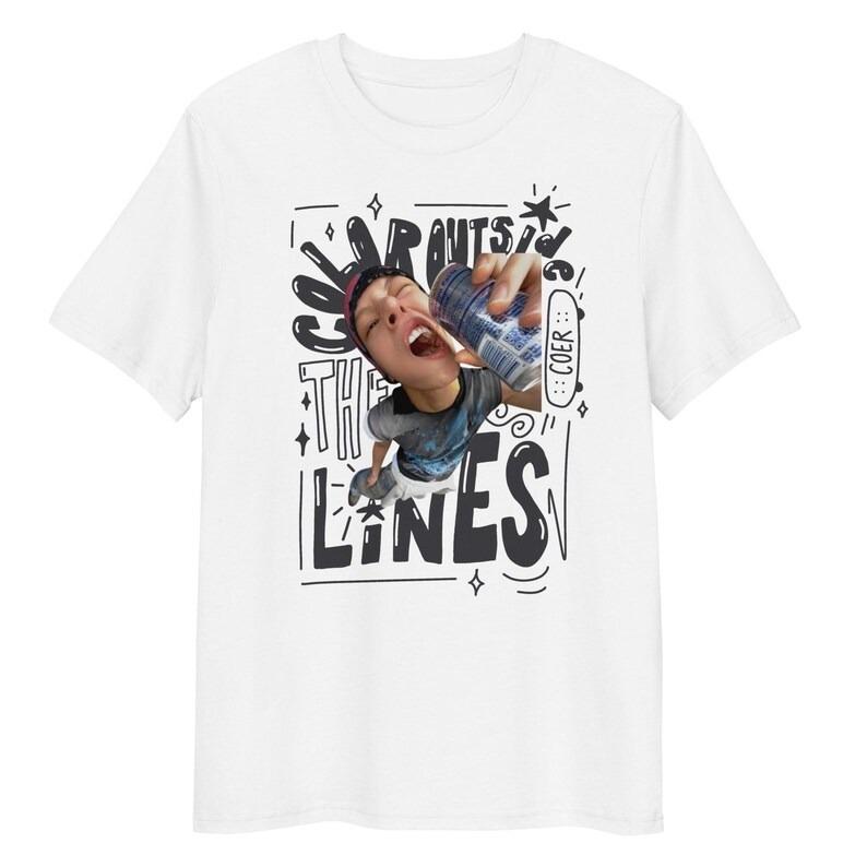 

Летняя модная футболка 2026 James CORTIS Outside The Lines Tee Хип-хоп Уличная одежда Оверсайз Футболка с коротким рукавом Повседневная одежда 4XL