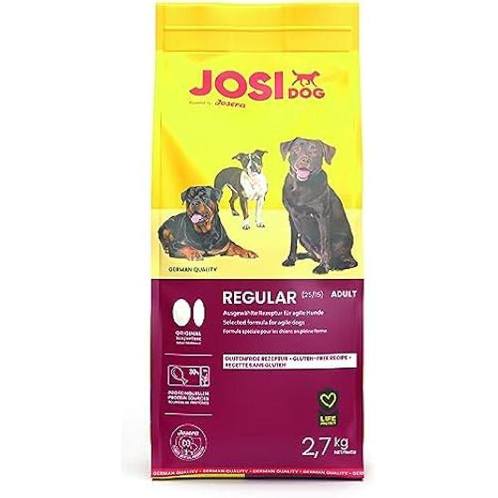 Nourriture Pour Chiens - JOSIDOG - Regular - 2,7 Kg - Sèche - Sans Gluten