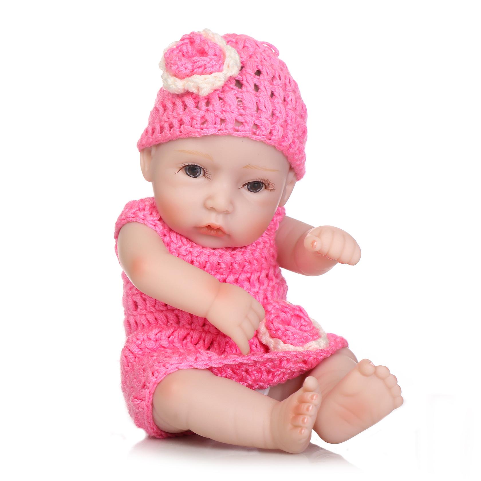 NPK Realistic Silicone Baby Doll - Cute Playhouse Toy & Gift 27 cm