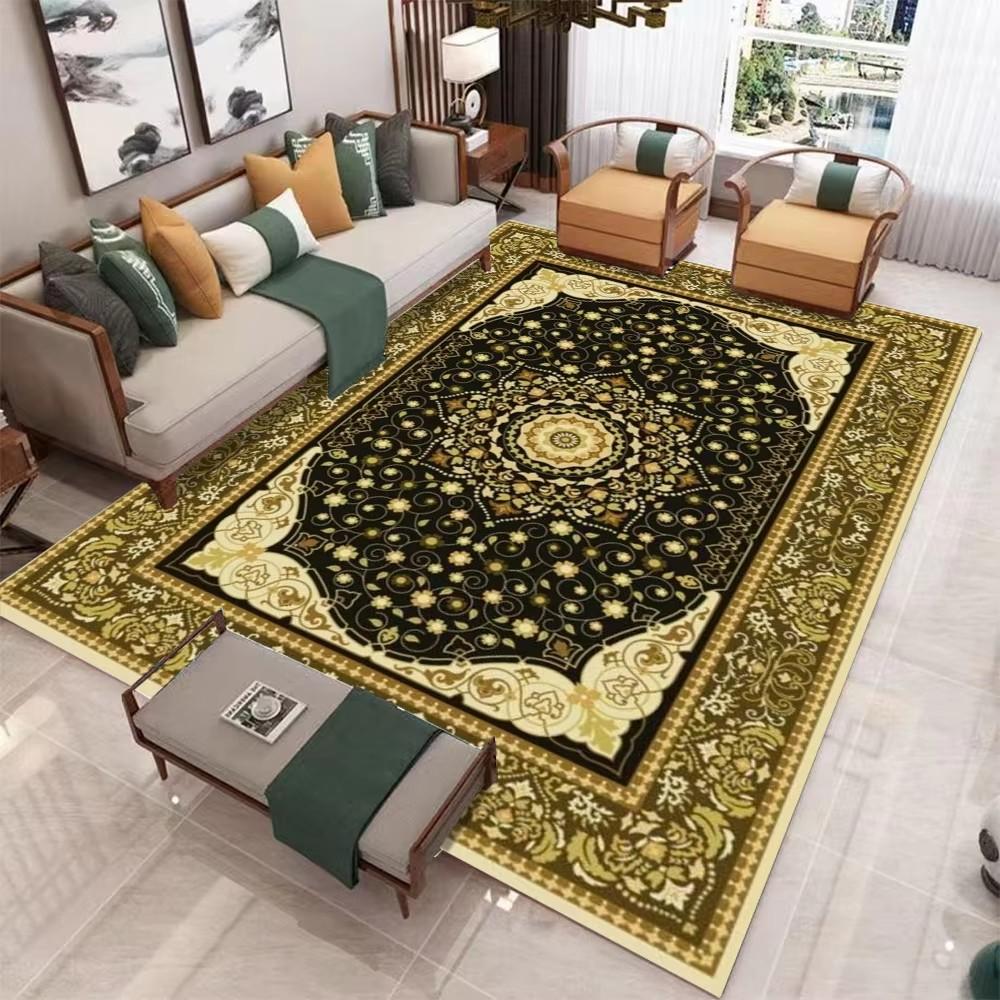 Luxury Bohemian Rugs Carpet Exotic Print Rug Home Decor Large Floor Mat for Spacious Living Room Bedroom Kitchen Classic