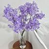 Flores de Lilás Artificiais Flor de Seda Falsa com Haste Flor de Boca Falsa Arranjo Floral para Decoração de Mesa de Casa Interior Casamento Vaso