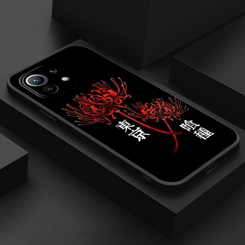 

Tokyo Anime Ghouls Black Art Phone Case For Xiaomi 14T 13T 12T 11T 10T 14 Pro Mi 11Lite Poco X3 X4 X5 X6 M5 F5 F6 Pro Soft Cover Xiaomi 13