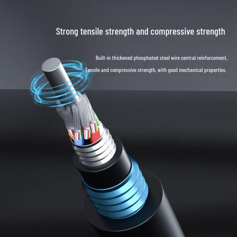 GYTA53-12B1 Armored Outdoor Single-mode 12-Core Fiber Optic Cable