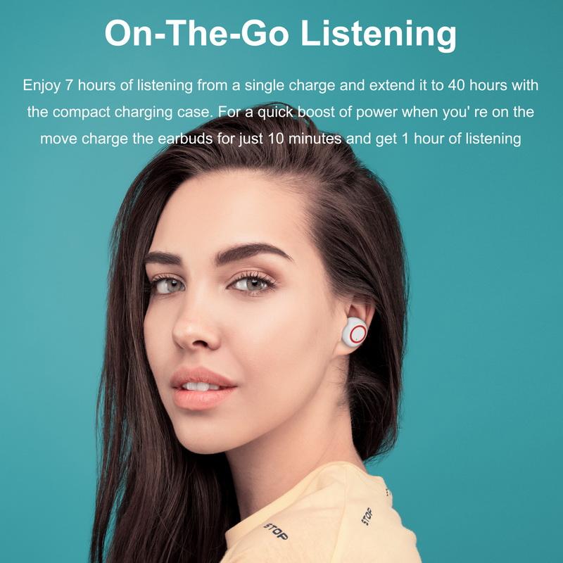 Bluetooth-Headset TWS Wireless Headset 5.0 Laden Laden Warehouse Touch-In-Ohrhörer