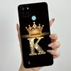For Realme C21Y C25Y Phone Case Crown Letters Soft Liquid Silicone Protective Back Cover For Realme C21 C15 C 21 C 25 Y Fundas