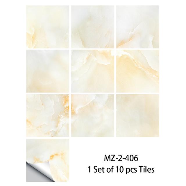 

10 шт. желтый камень, гранит, мрамор, текстура, плитка, наклейка, кухонный фартук, маслостойкая ванная комната, домашний декор, самоклеящаяся наклейка на стену 15cmX15cmX10pcs