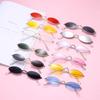 Summer Men and Women Small Frame Oval Sunglasses Sun Glasses Vintage Shades Eyeglasses