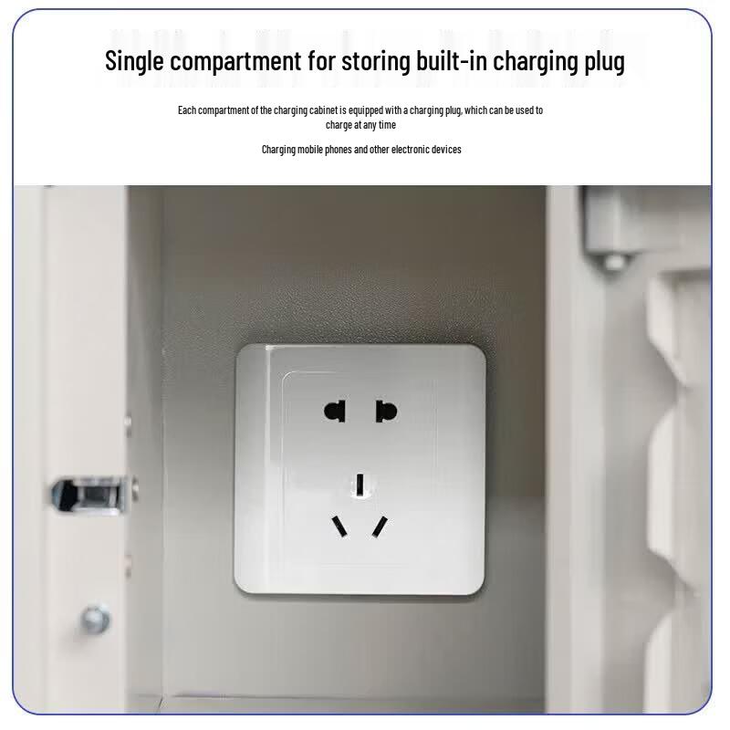 25-Door Biometric Smart Phone Charging Locker