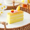 Mousse Cake Squeeze Toy Soft Stress Relief Toy Slow Rising Rectangular Cake Fidget Toy for Kids Adults Office Workers Anxiety Relief