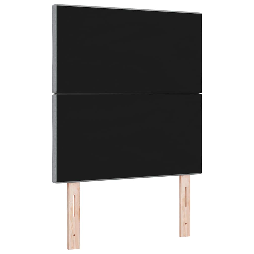 Headboard Light Grey 80 cm Fabric